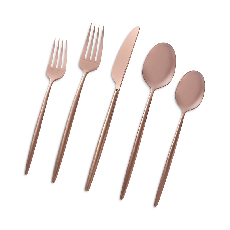 Cambridge Gaze Copper Mirror 20-piece Flatware Set, Service For 4 In Copper