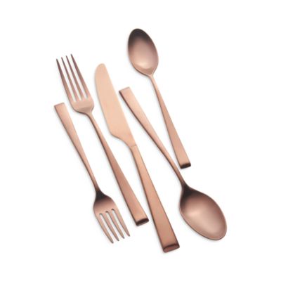 Marlise Champagne Satin 20 Piece Flatware Set 