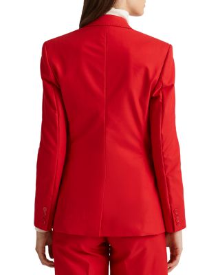 designer red blazer