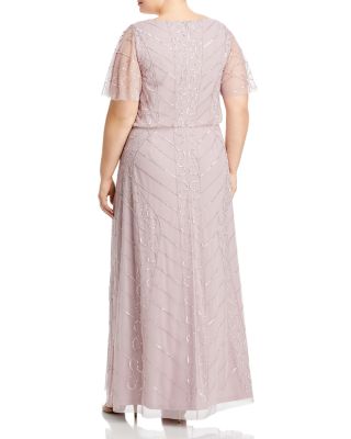 plus size long gowns cheap