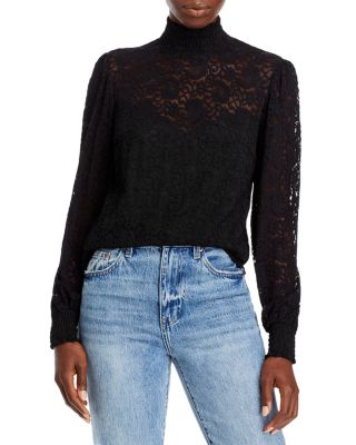 lace turtleneck