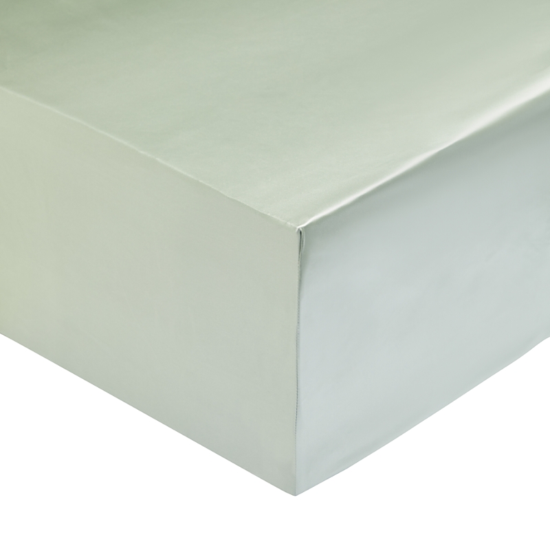 Gingerlily Silk Fitted Sheet, King In Sage