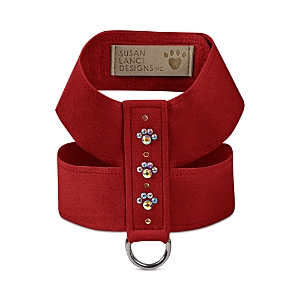 Shop Susan Lanci Designs Crystal Paws Tinkie Harness In Red
