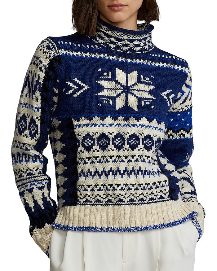 Ralph Lauren Fair Isle Turtleneck Sweater | Bloomingdale's