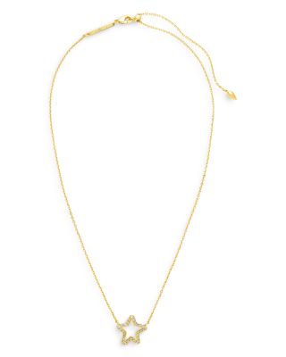 Kendra Scott Jae Pav Star Adjustable Pendant Necklace In 14K Gold   11853736 Fpx.tif