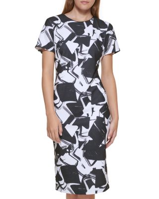 KARL LAGERFELD PARIS Floral Printed Sheath Dress L8GD6969 Size 2 4 8 New NWT 