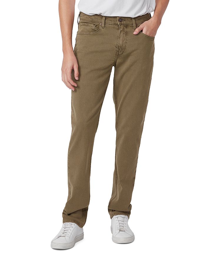 PAIGE Lennox Slim Fit Jeans in Vintage Mystic Stone | Bloomingdale's
