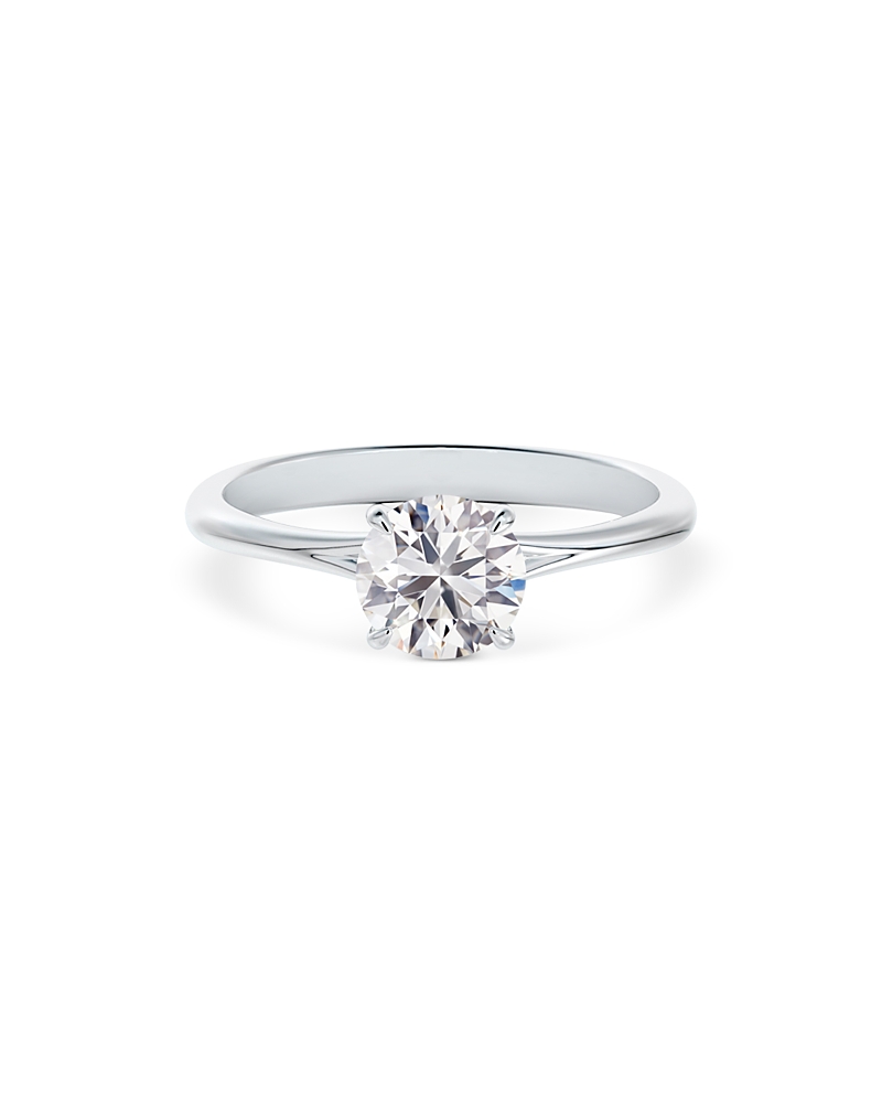 De Beers Forevermark Icon Setting Round Diamond Engagement Ring In Platinum, 1.0 Ct. T. W. In Platinum