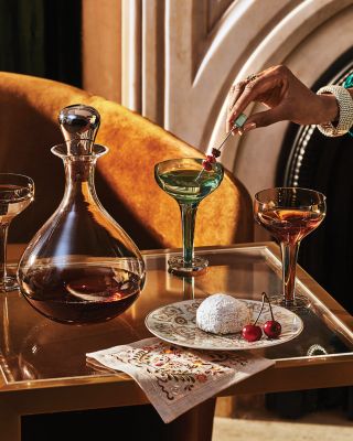 Epoque Champagne Saucers, Set of 2