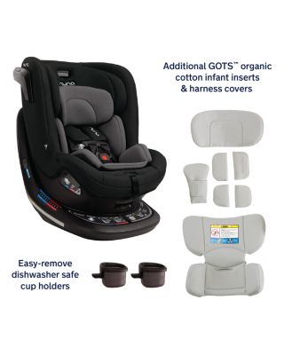 V nuna② REVV Rotating Convertible Car Seat w/ Cupholder + 2nd Insert