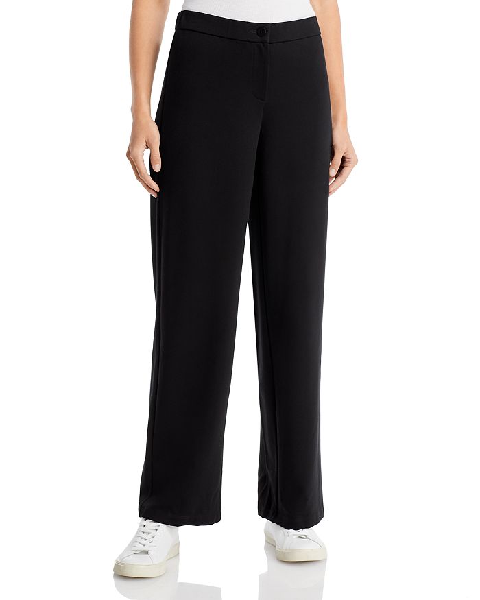 Eileen Fisher Stretchy Knit Slim Fit Pants | Bloomingdale's