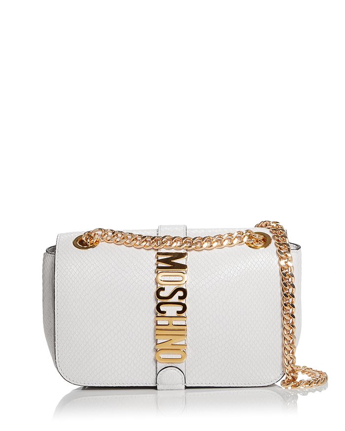 Moschino - Snake Embossed Leather Crossbody