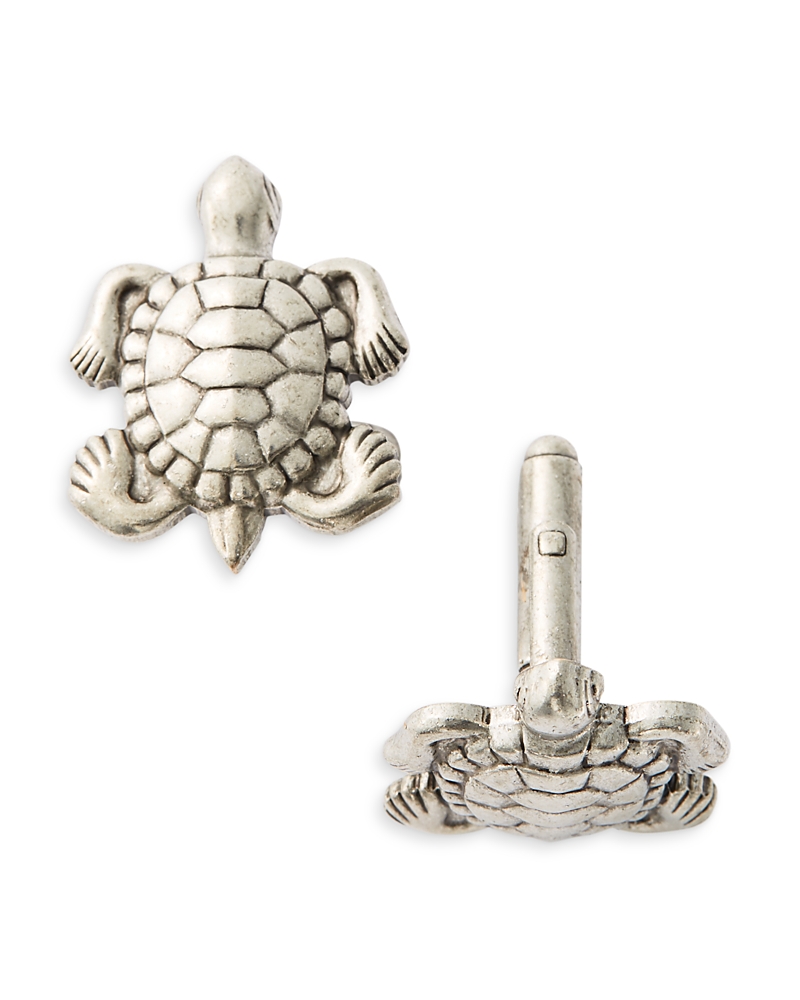 Link Up Antique Turtle Cufflinks In Antique Turtle