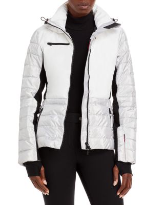 white winter jacket