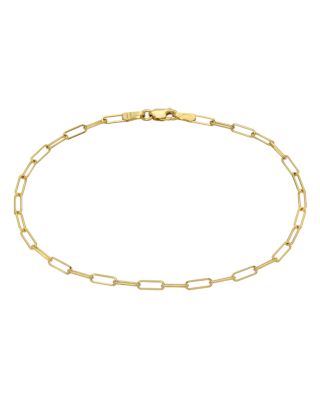 14K Yellow Gold Open Link Bracelet