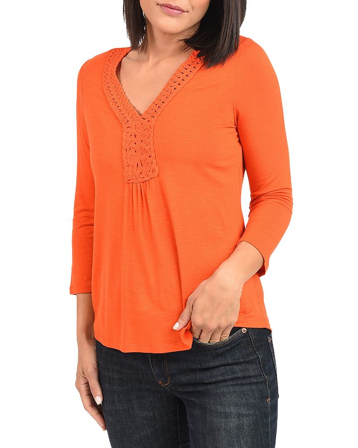 Daniel Rainn Knit VNeck Top Bloomingdale's