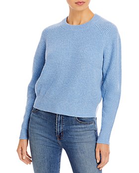 AQUA - Ribbed Cashmere Sweater - 100% Exclusive