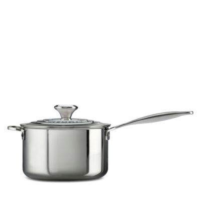 Signature Stainless Steel 4-Quart Saucepan with Lid 