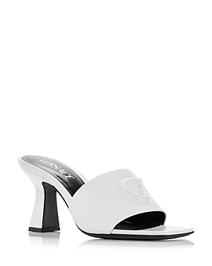 Versace Women's High Heel Slide Sandals