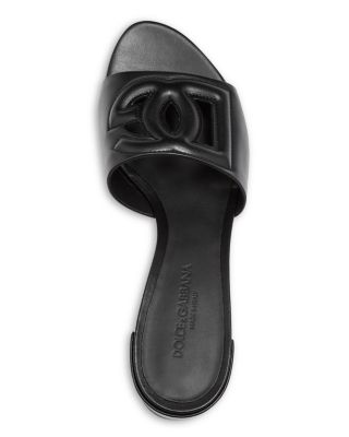 Women's Block Heel Slide Sandals