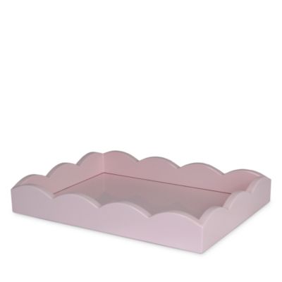 Small Lacquered Scalloped Tray