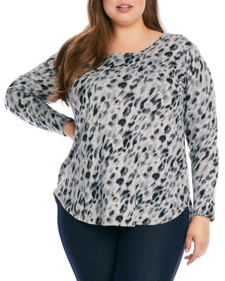 Karen Kane Plus - Shirttail Top