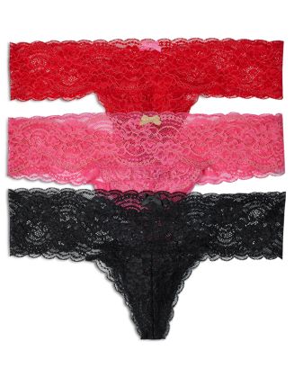 Skarlett Blue Obsessed Thongs, Set of 3 | Bloomingdale's
