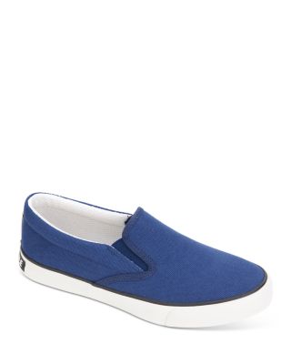 Blue Women's Designer Slip-On Sneakers 