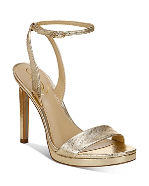 Sam Edelman Women's Jade Two-piece Platform Sandals Women's Shoes In Gold