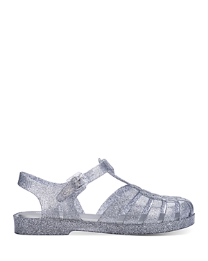 Melissa Possession Glitter Jelly Fisherman Sandal In Silver