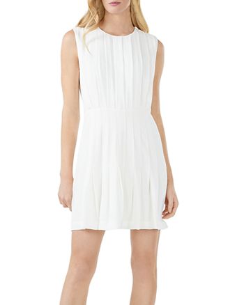 BCBGMAXAZRIA Pleated Sleeveless Dress | Bloomingdale's