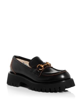 gucci lug sole loafer womens