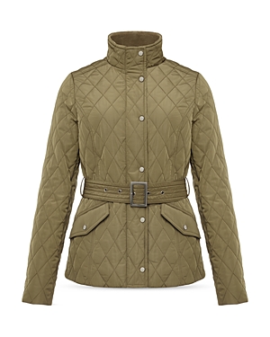 Hobbs London Brodie Coat In Olive Green