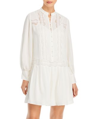 rebecca taylor white lace dress