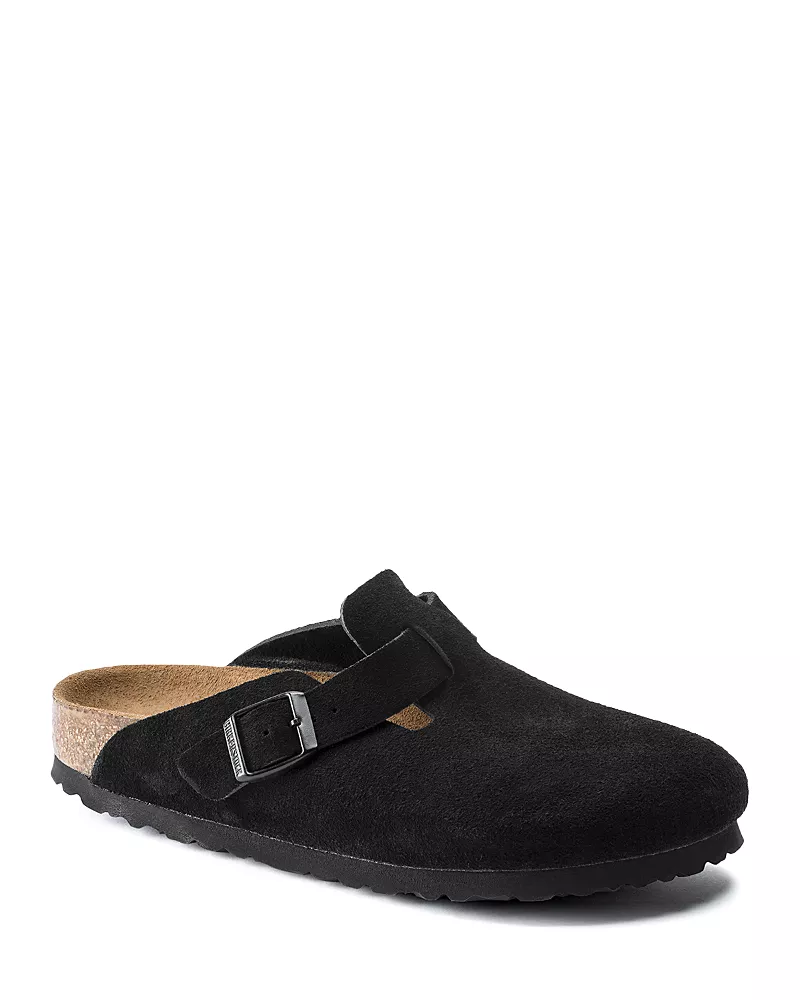Birkenstock Men's Boston Clogs in Black