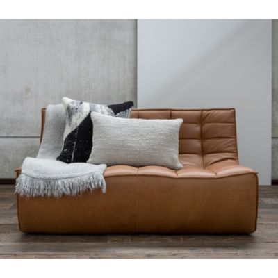 N701 Leather Two Seater Sofa