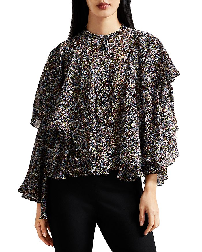 Ted baker ruffle hot sale blouse