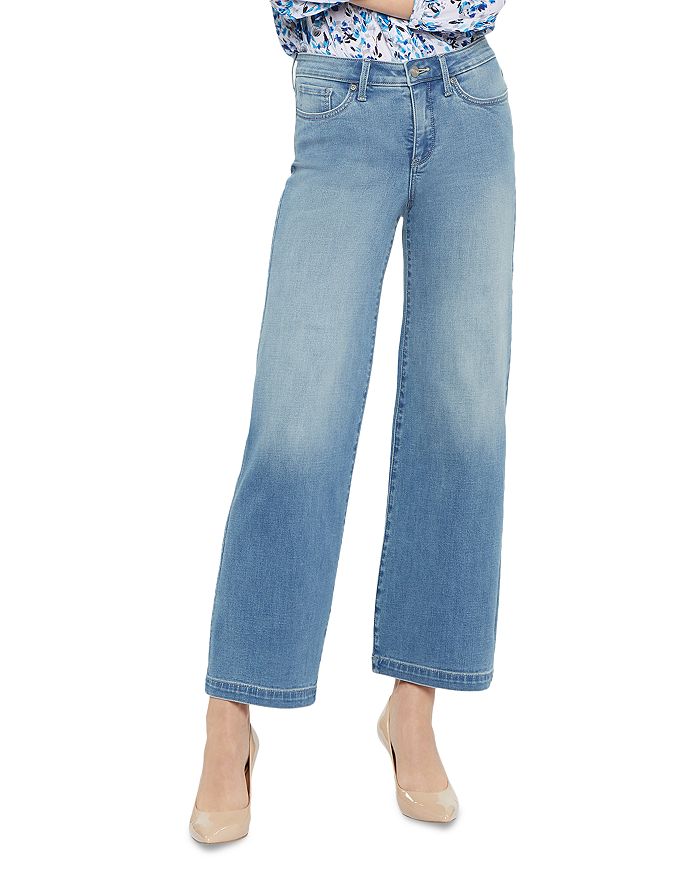 NYDJ Teresa Wide Leg Ankle Jeans in Clean Brooke | Bloomingdale's