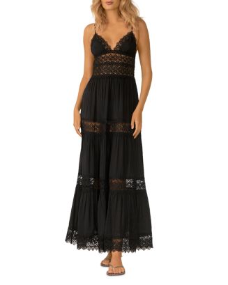Elan Lace Tiered Maxi Dress | Bloomingdale's