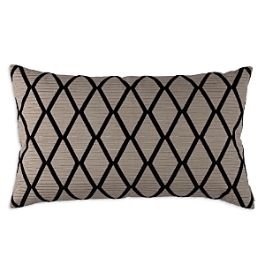 Shop Lili Alessandra Brook Linen Decorative Pillow, 18 X 30 In Natural/black