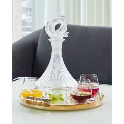 Double Fish Decanter