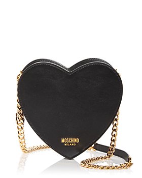 Moschino - Heart Shape Leather Shoulder Bag