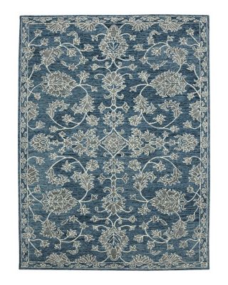 Amer Rugs Romania Hope Area Rug, 9' X 13' In Navy