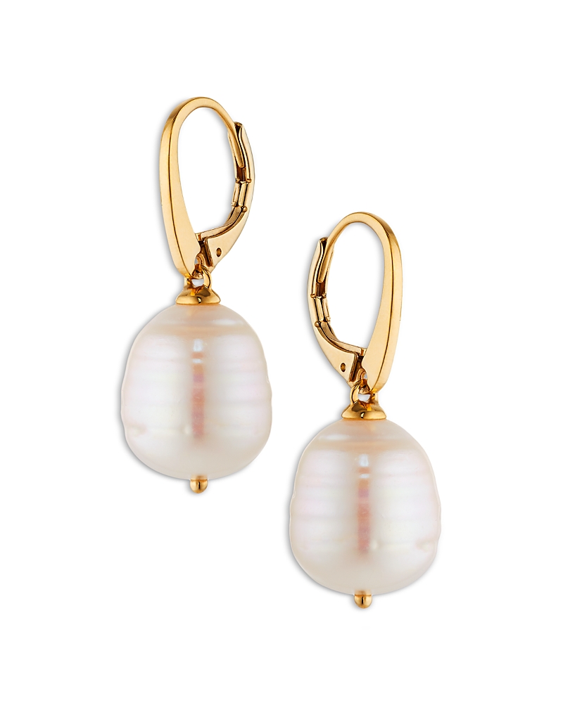 NADRI CULTURED BAROQUE FRESHWATER PEARL DROP EARRINGS
