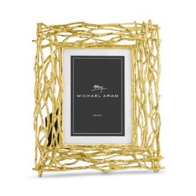 Gold-Tone Twig Frame, 7&amp;quot; x 5&amp;quot;