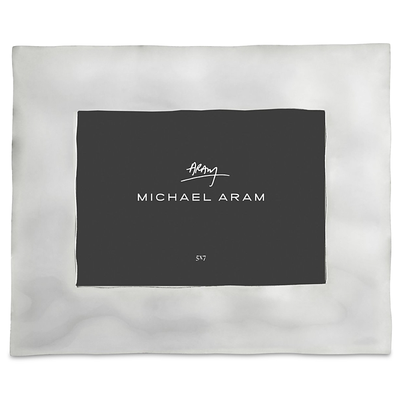 Michael Aram Reflective Water 5" X 7" Photo Frame In Silver