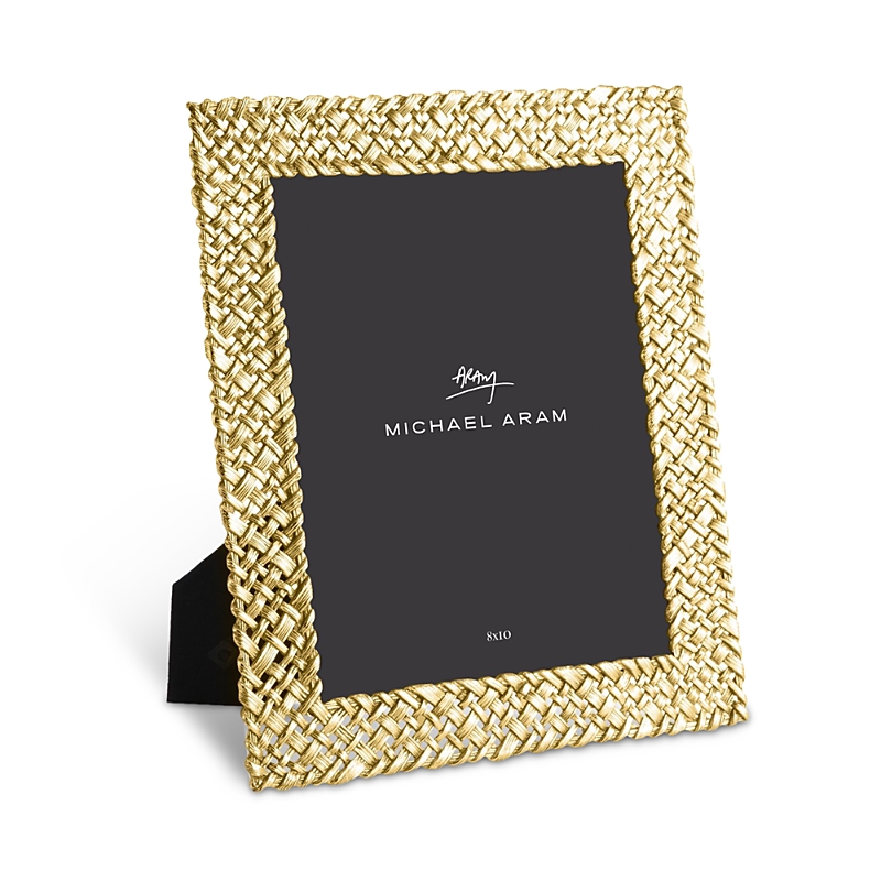 Michael Aram Antique Gold-tone 8" X 10" Palm Frame In Gold