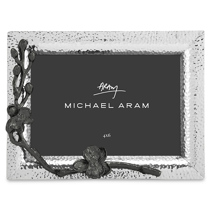 Michael Aram Black Orchid Picture Frame, 4" X 6" In Black Nickelplate
