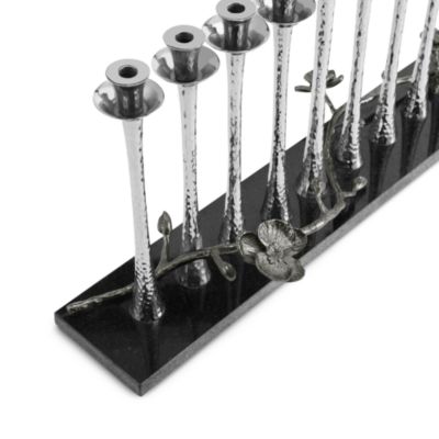 Black Orchid Menorah