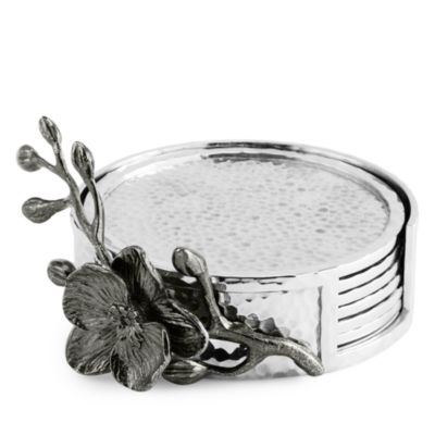 Michael Aram - Michael Aram Black Orchid Coasters, Set of 6